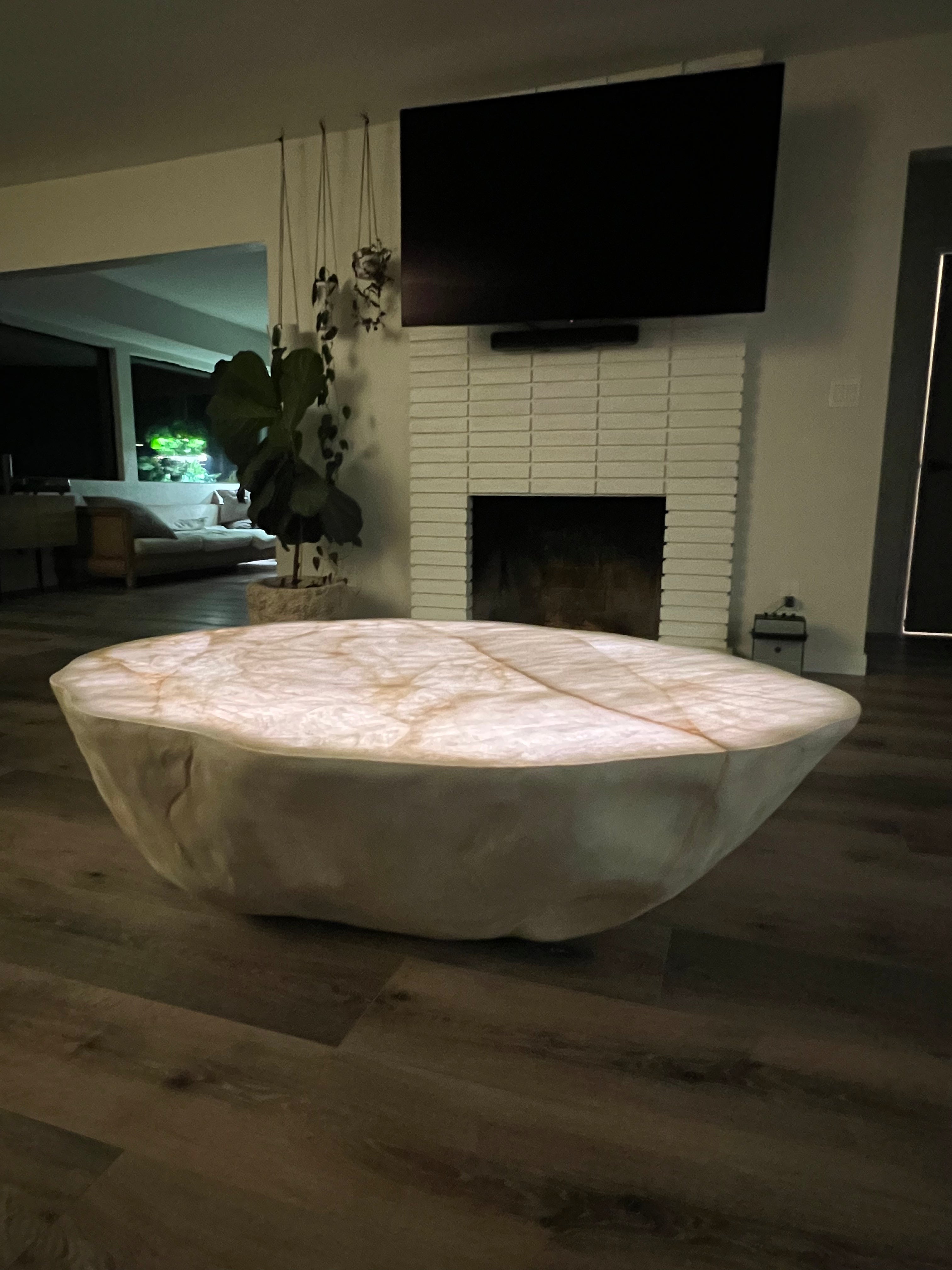 Backlit Geode Coffee Table