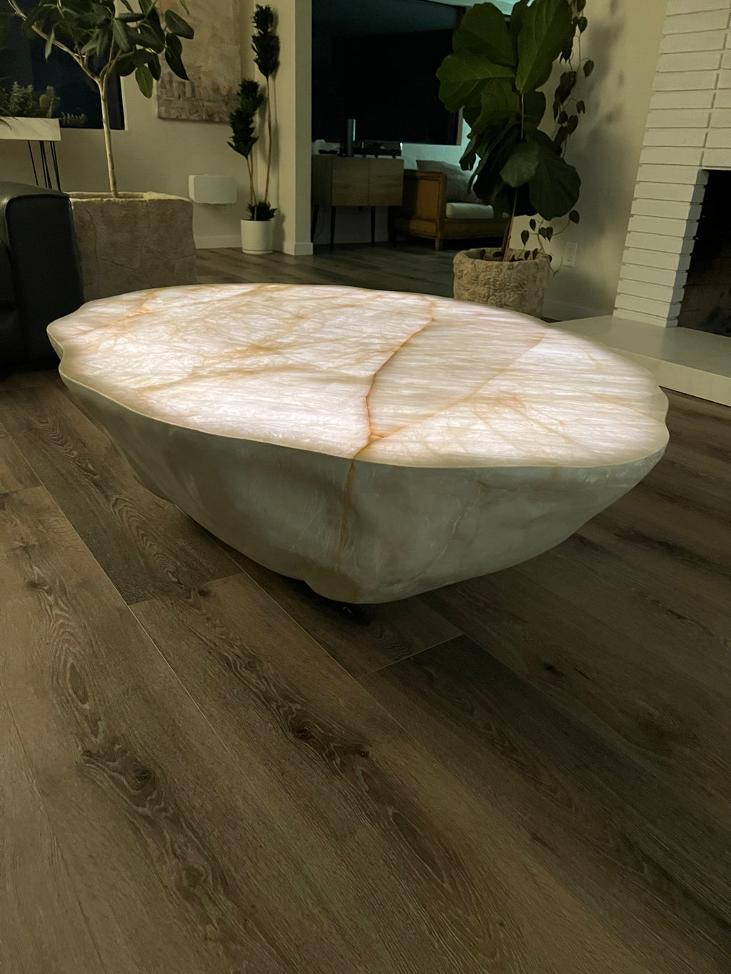 Backlit Geode Coffee Table