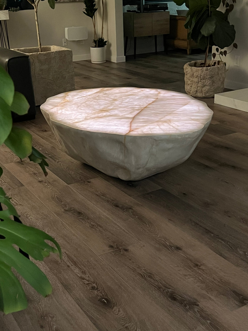 Backlit Geode Coffee Table